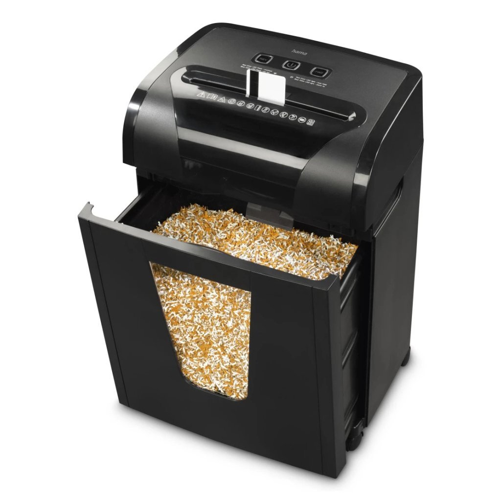 Hama Prime M100 Papiervernietiger met Veiligheidsniveau P5 T5 E4 Zwart - Afbeelding 3