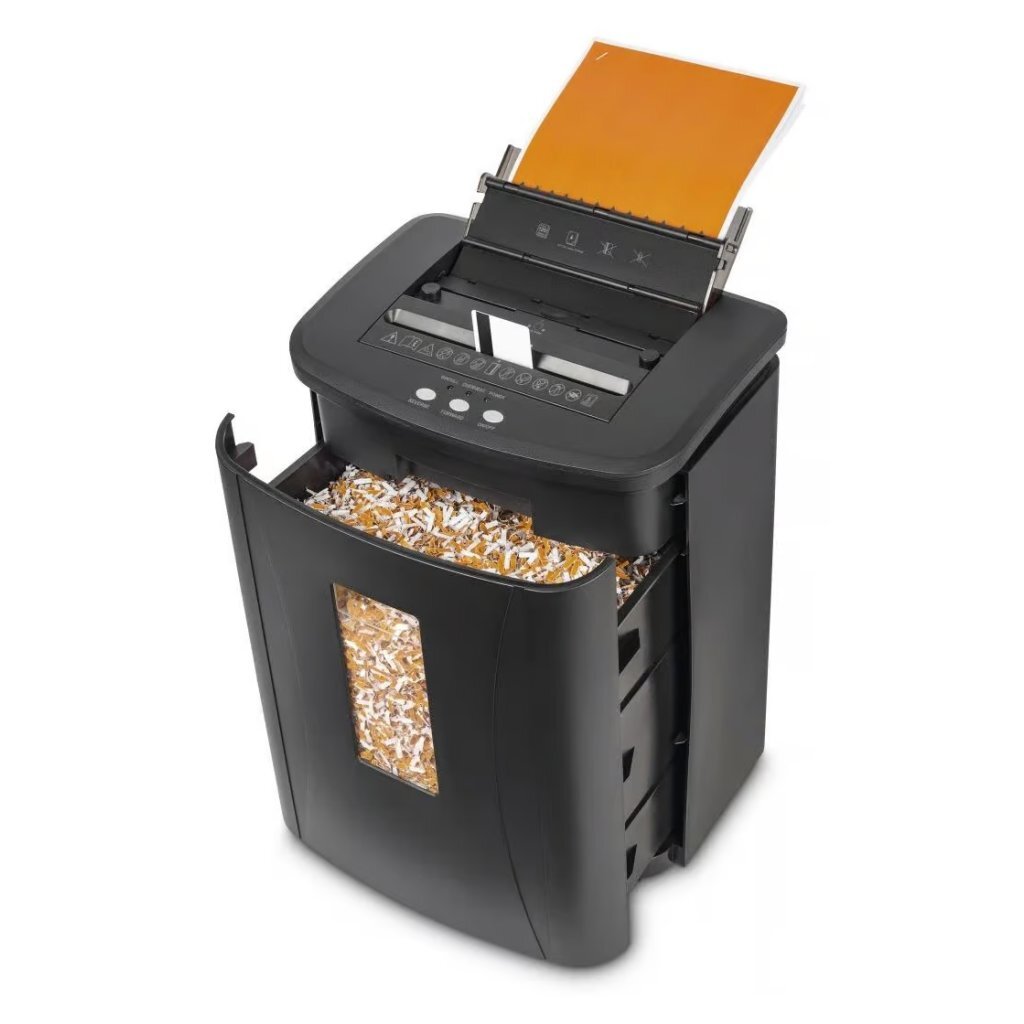 Hama Safe Auto M1200 Papiervernietiger met Veiligheidsniveau P4 T4 E3 Zwart - Afbeelding 2