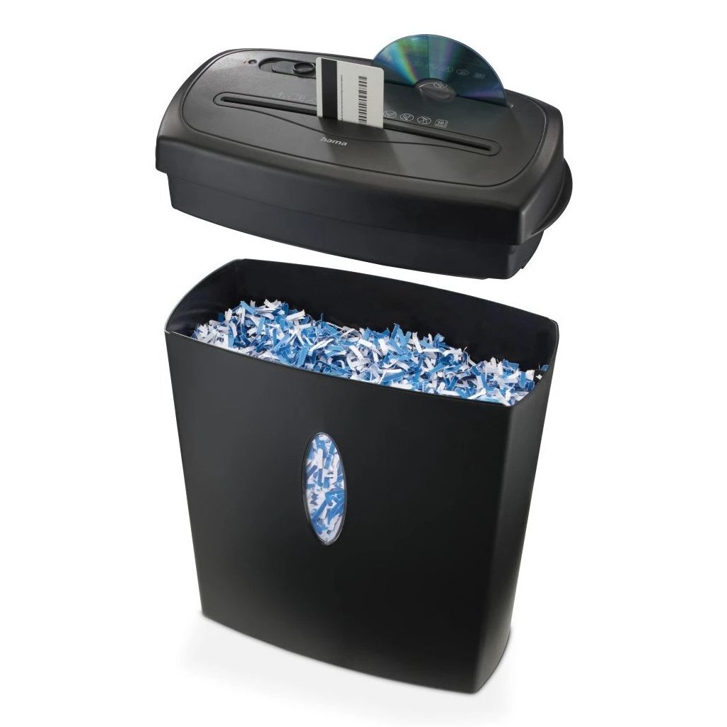 Hama Safe X100CD Papiervernietiger met Veiligheidsniveau P4 T4 E3 Zwart - Afbeelding 3