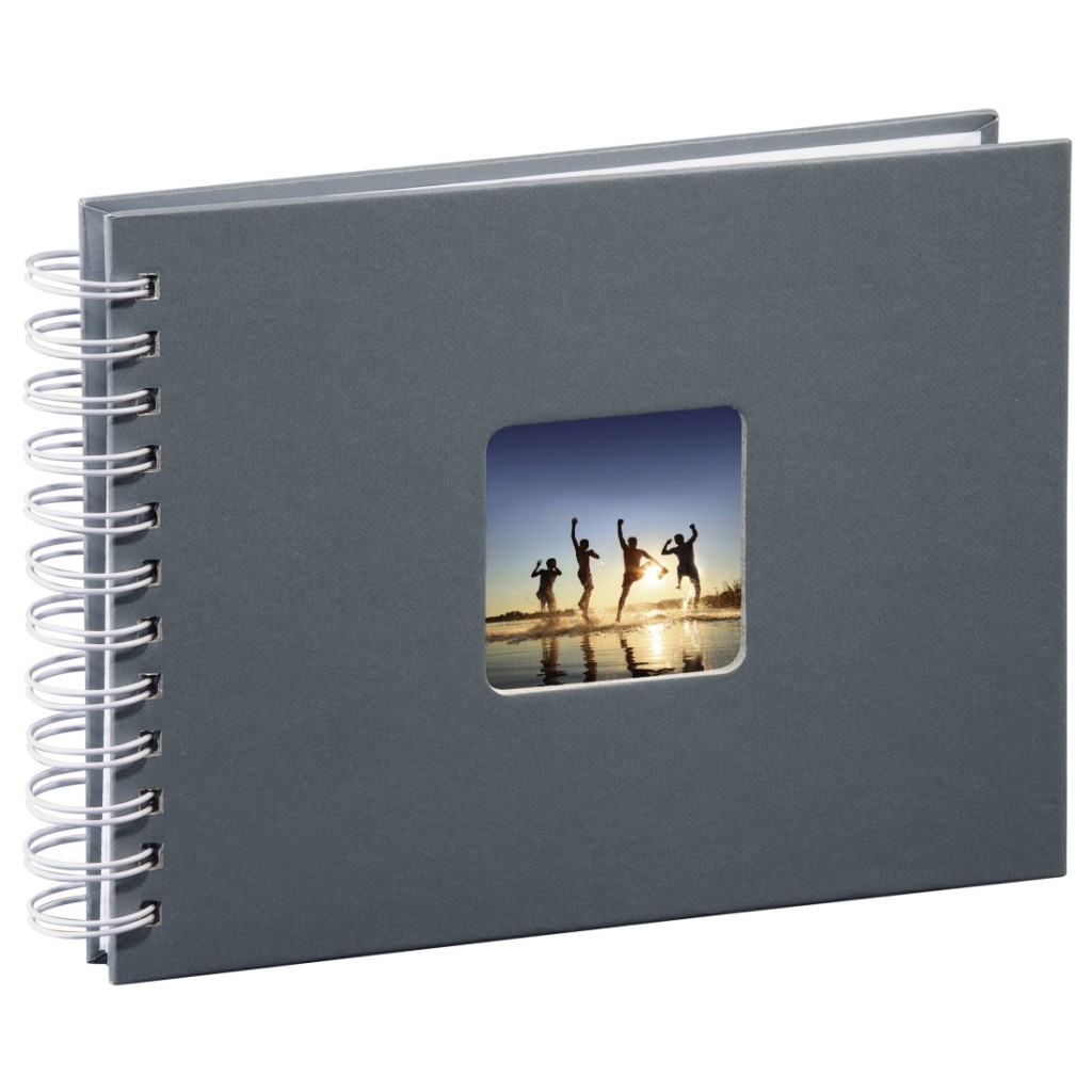 Hama Spiraalalbum Fine Art 24 X 17 Cm 50 Witte Pagina's Grijs - Afbeelding 2