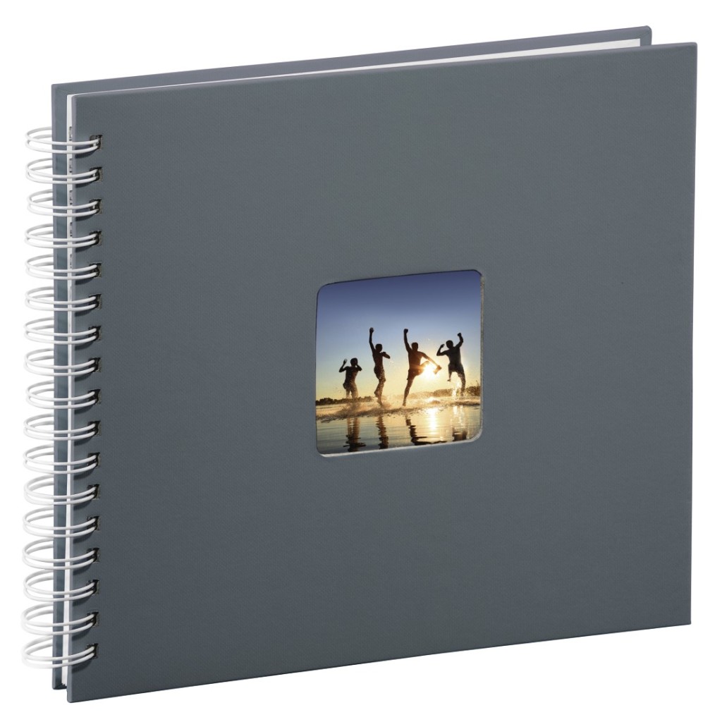 Hama Spiraalalbum Fine Art 28 X 24 Cm 50 Witte Pagina's Grijs - Afbeelding 3