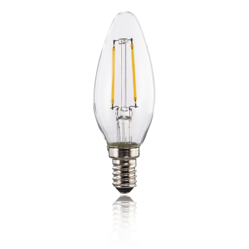 Xavax Led-gloeidraad E14 250lm Vervangt 25W Kaarslamp Warm Wit Helder - Afbeelding 2