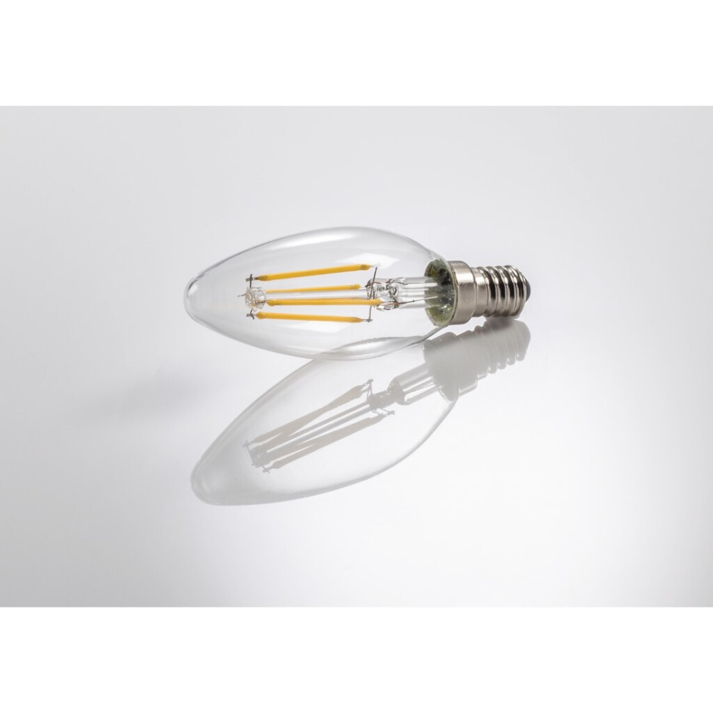 Xavax Led-gloeidraad E14 470lm Vervangt 40W Kaarslamp Warm Wit Helder - Afbeelding 3
